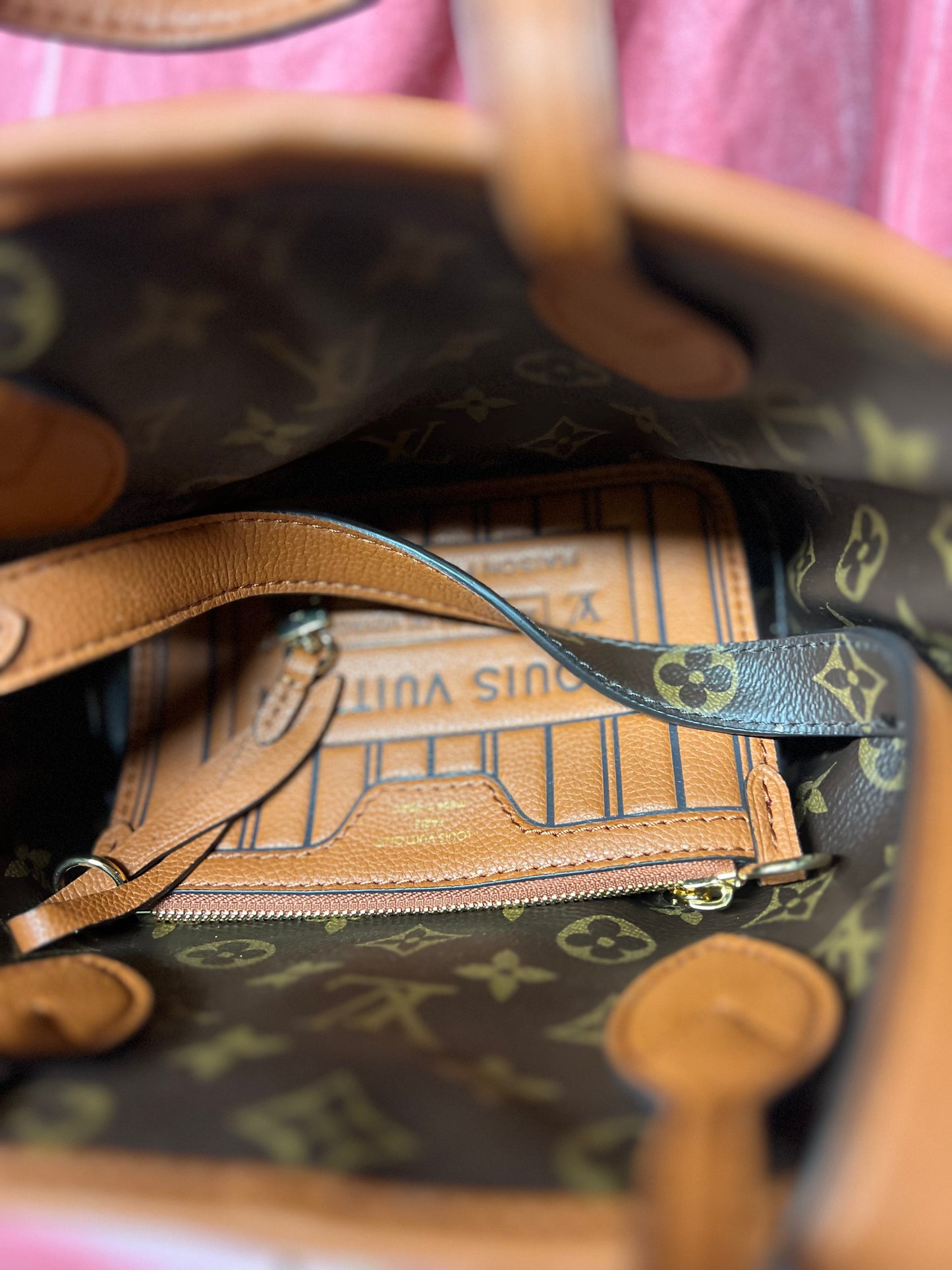 Brown Reversible Purse