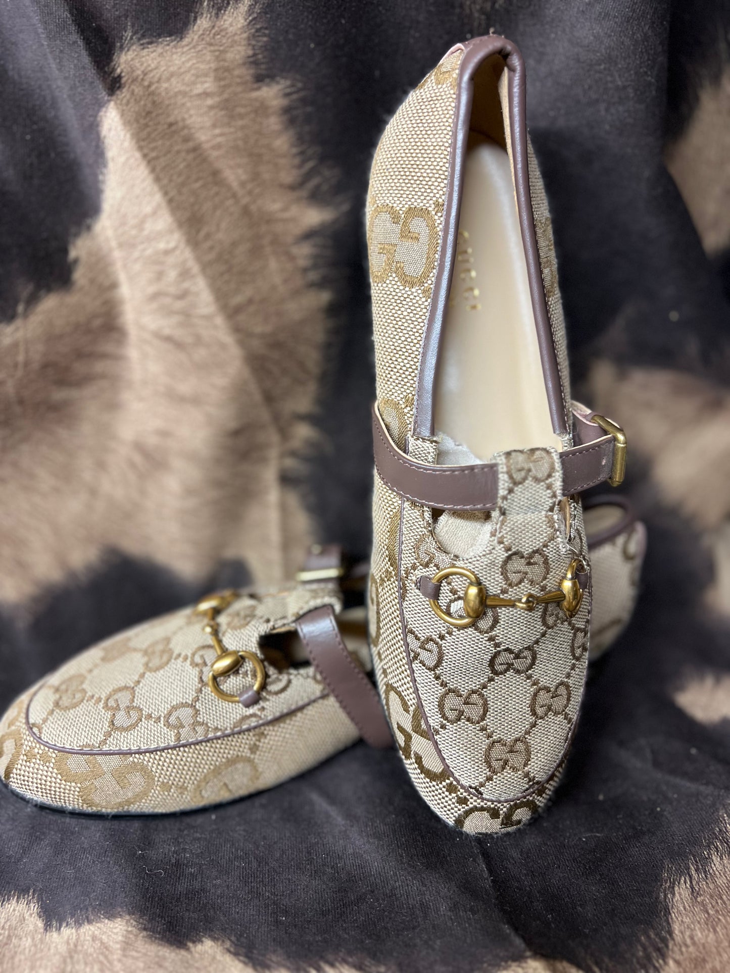 Gold Bit Shoes (Size 7)