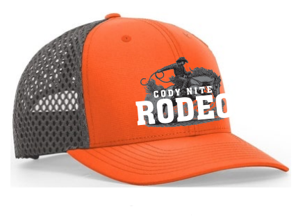 Orange Cody Nite Rodeo Cap
