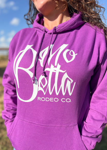 Purple Mo Betta Rodeo Co Hoodie