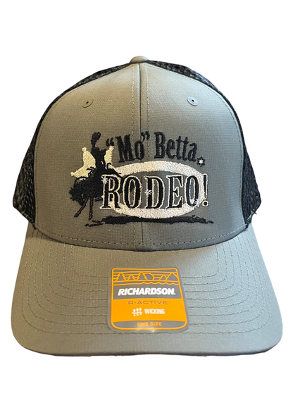 Grey "Mo" Betta Rodeo Logo Cap
