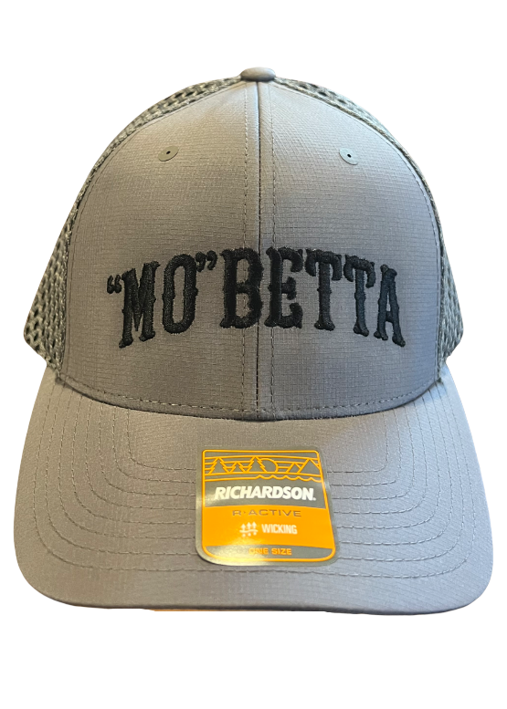 Grey "Mo" Betta Cap