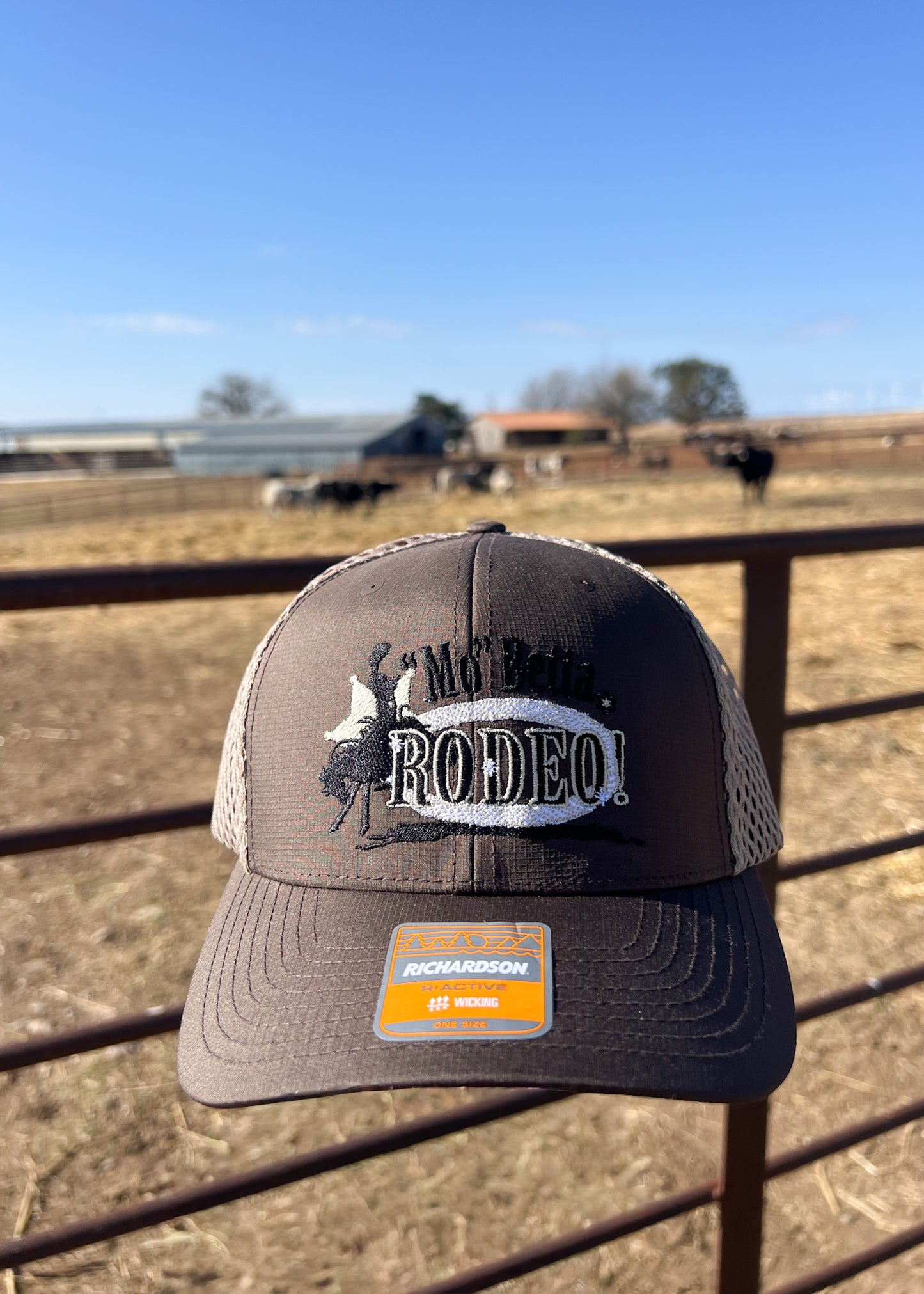 Brown "Mo" Betta Rodeo Logo Cap