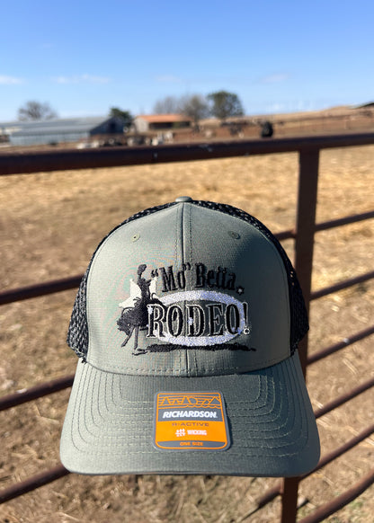 Grey "Mo" Betta Rodeo Logo Cap