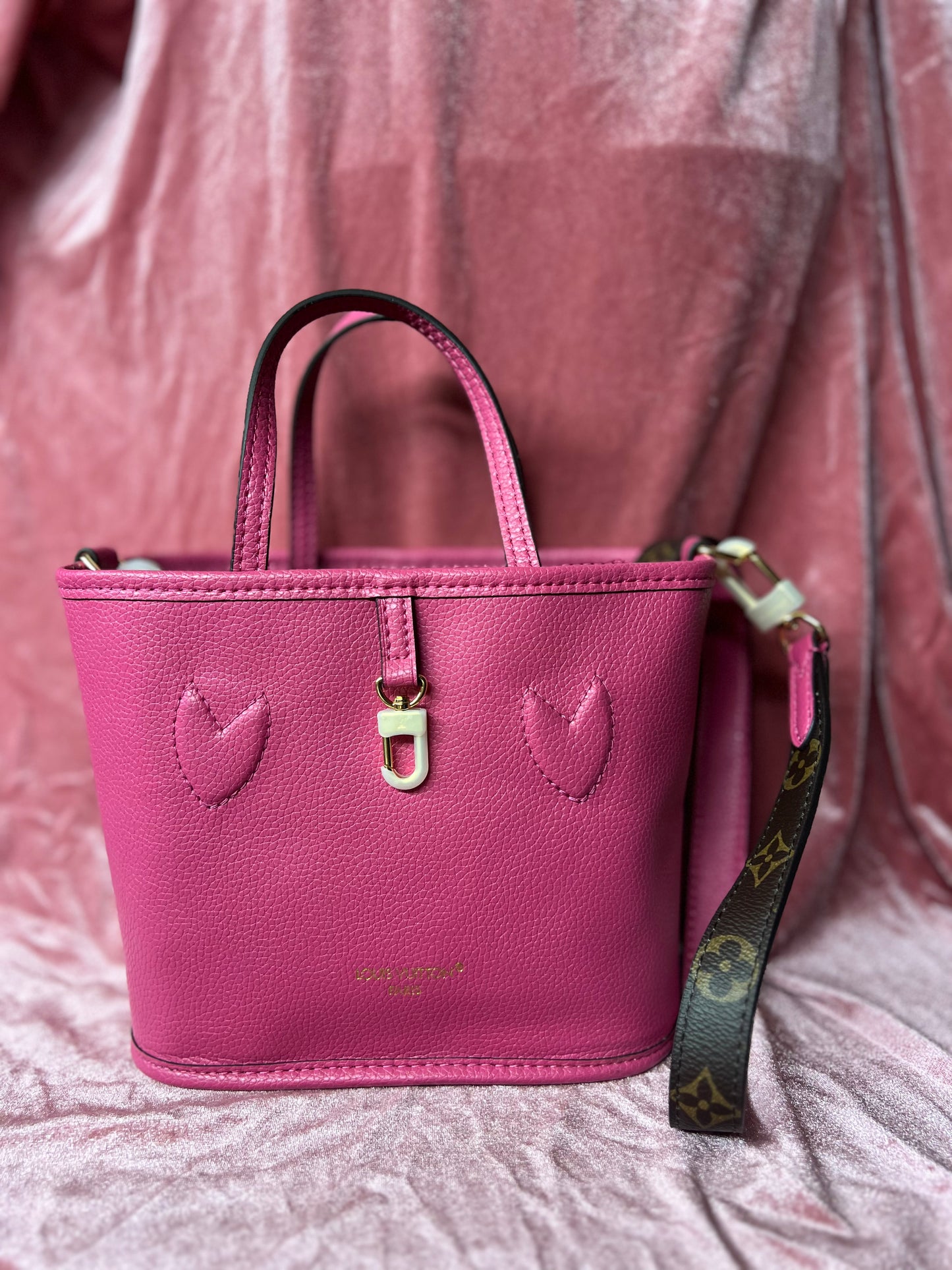 Hot Pink Reversible Purse