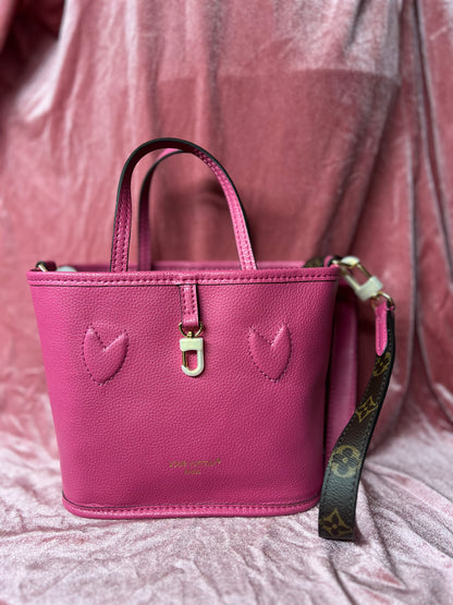 Hot Pink Reversible Purse