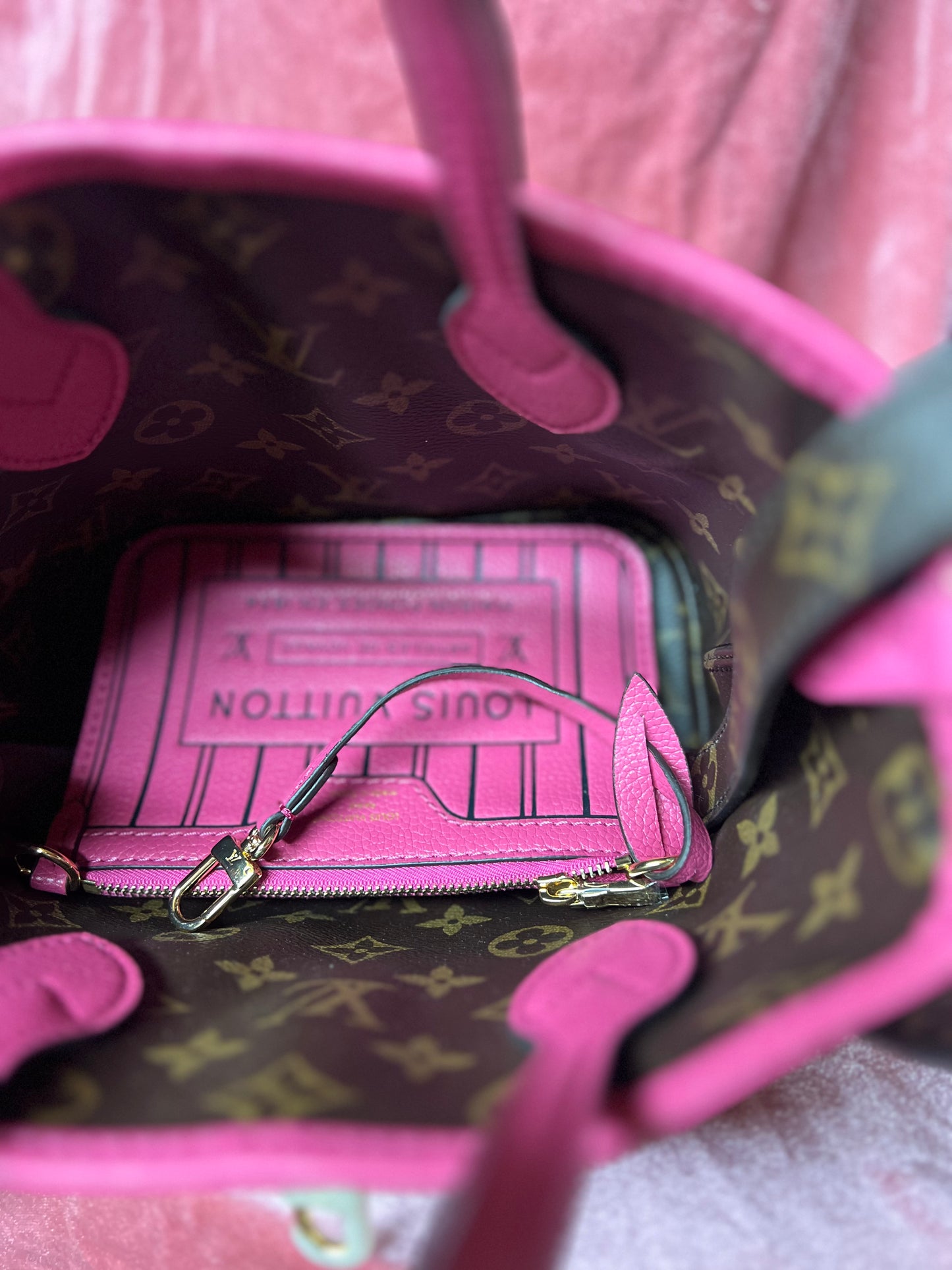 Hot Pink Reversible Purse