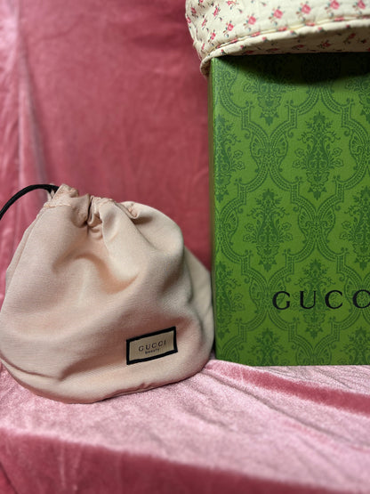 Reversible Cosmetic Drawstring Bag