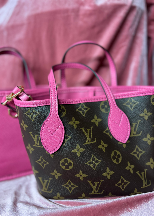 Hot Pink Reversible Purse