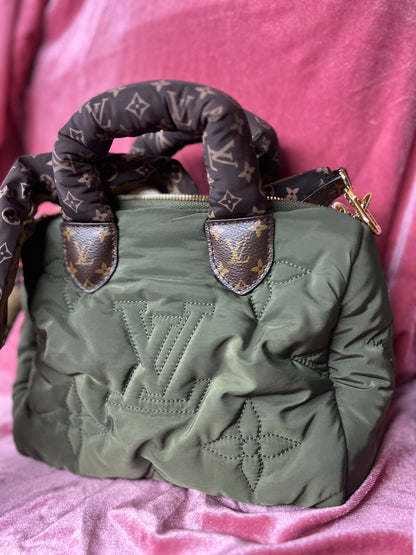 Green Puffer Bag