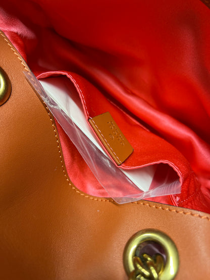 Burnt Orange Velvet Purse