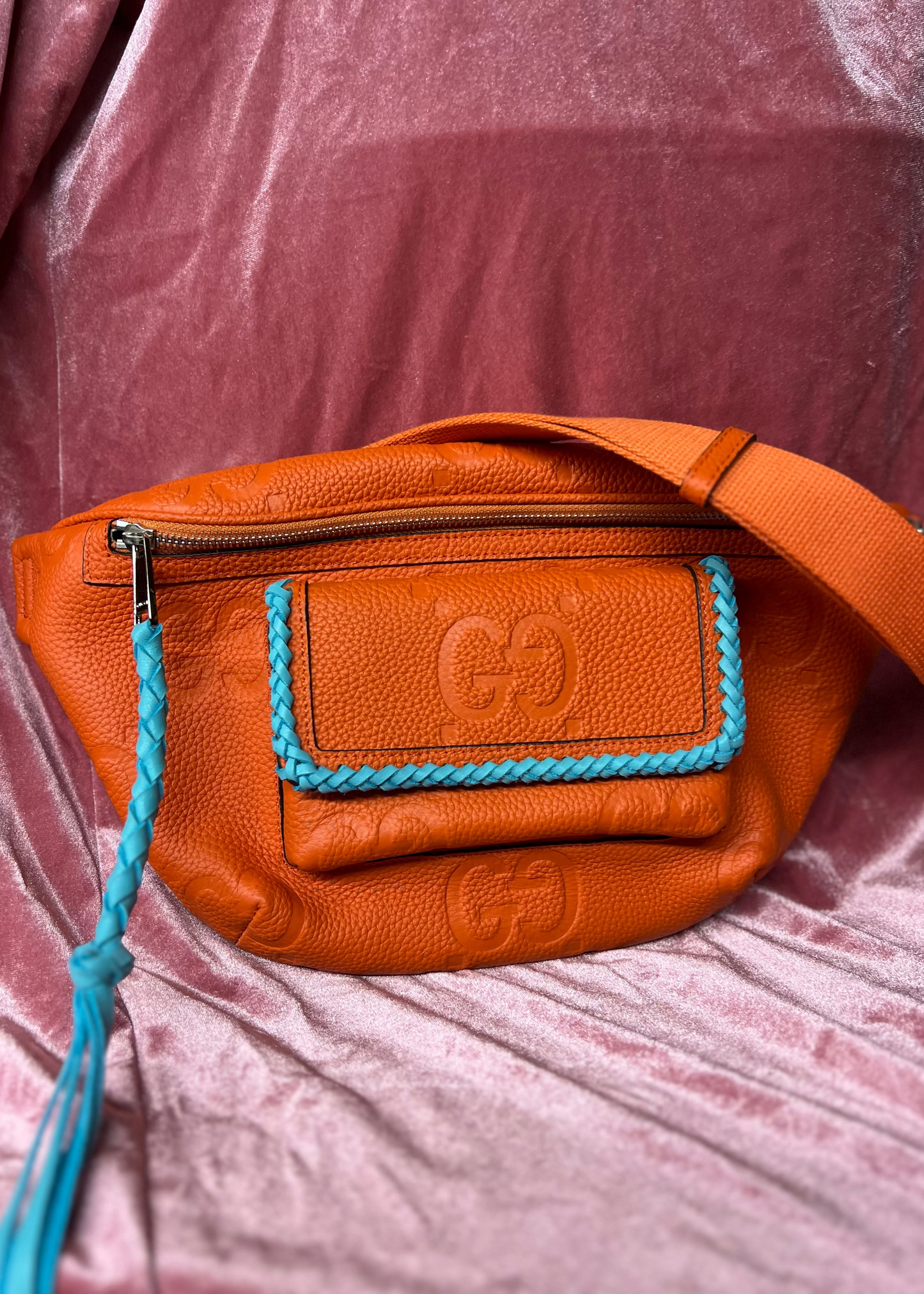 Orange Boho Crossbody
