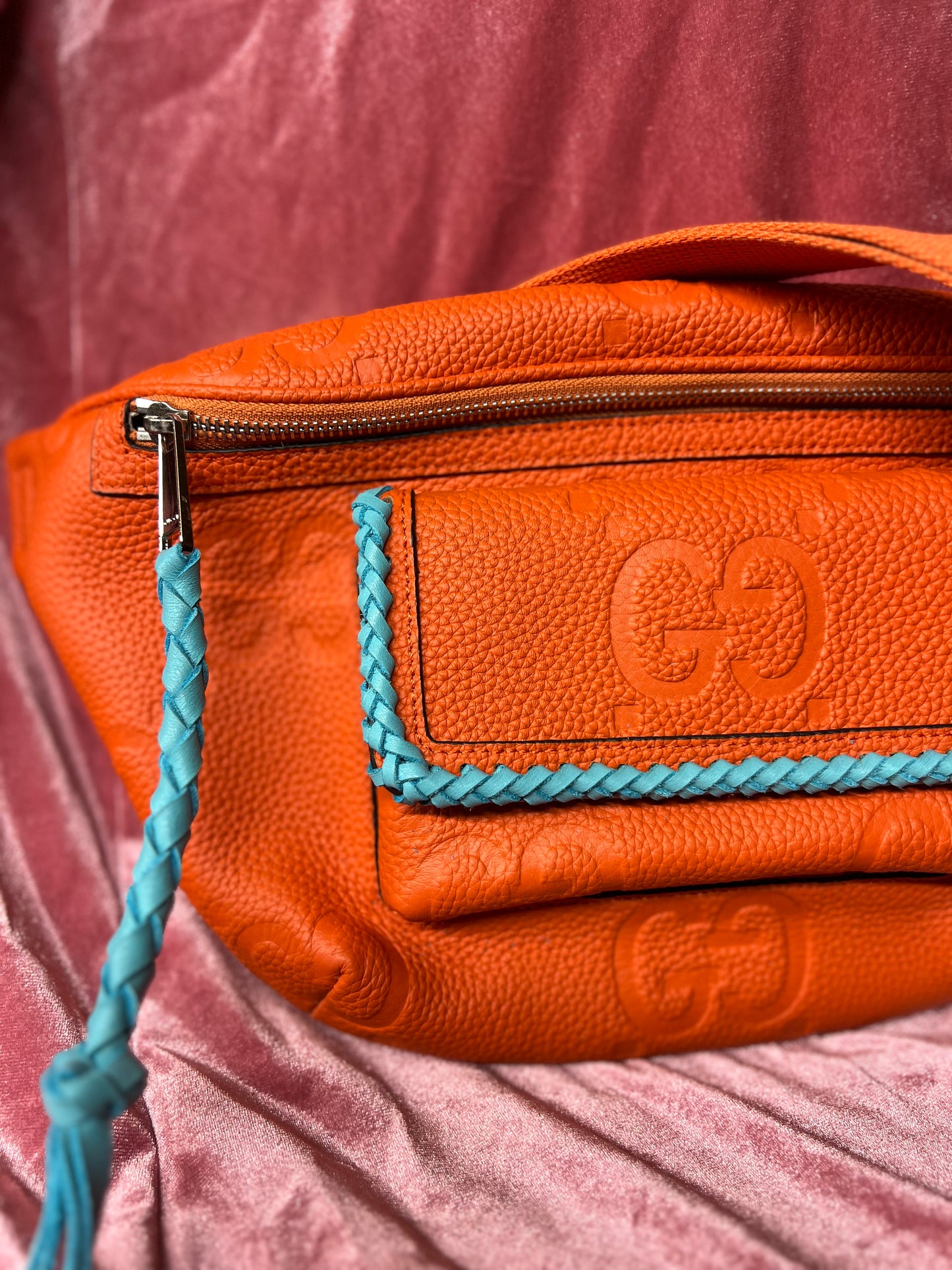 Orange Boho Crossbody