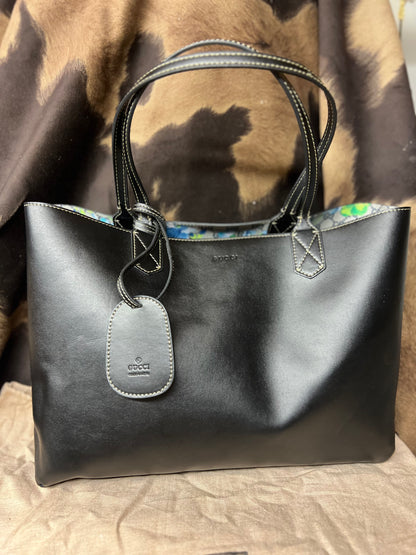 Reversible Black Tote