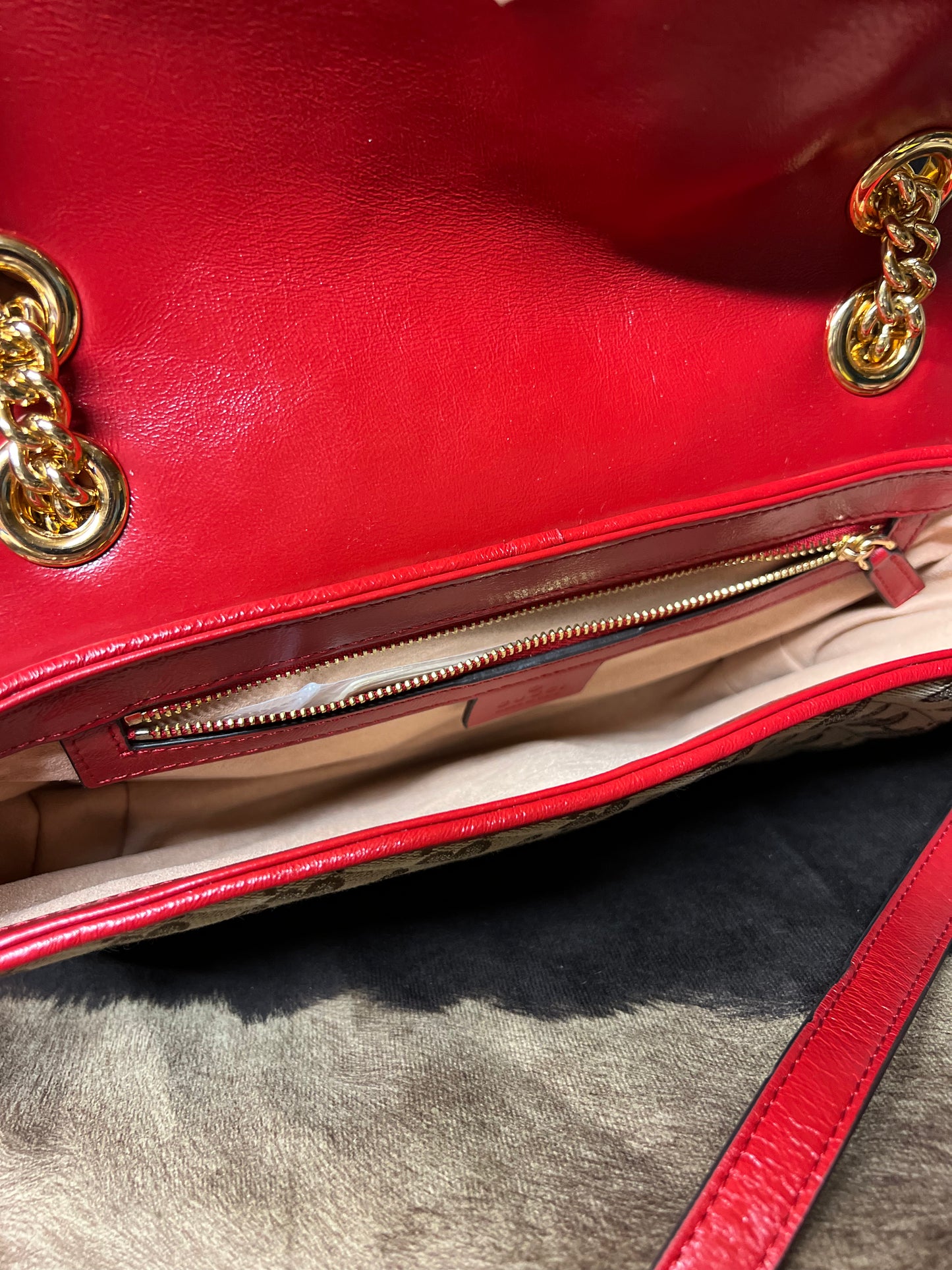 Brown & Red Purse