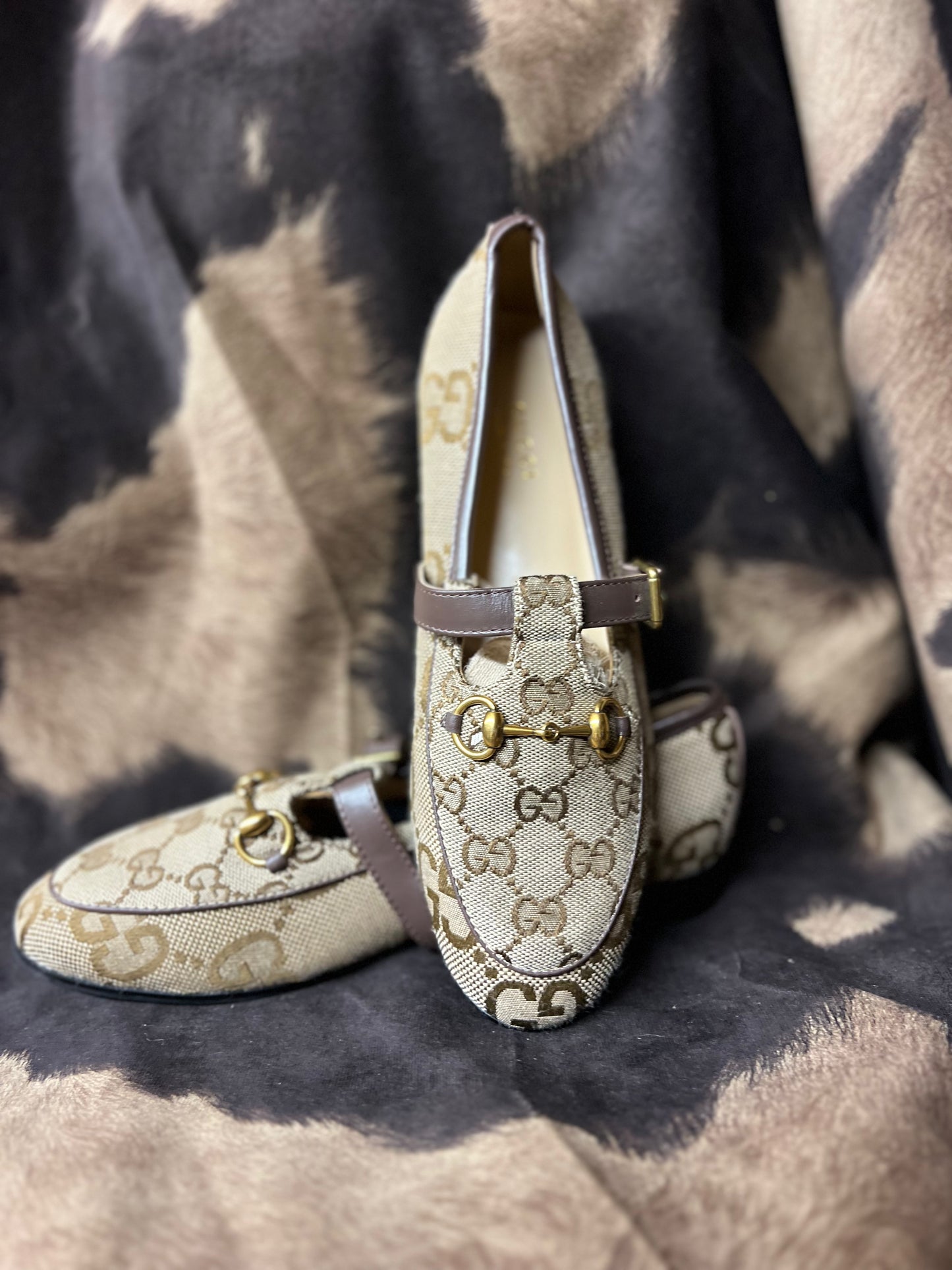 Gold Bit Shoes (Size 7)