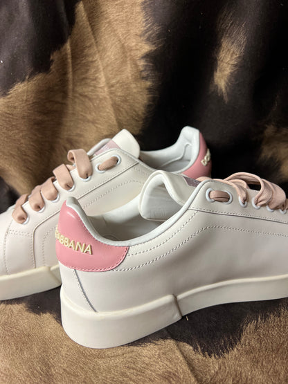 Rose Tennis Shoes (Size 6)