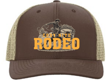Brown Cody Nite Rodeo Cap