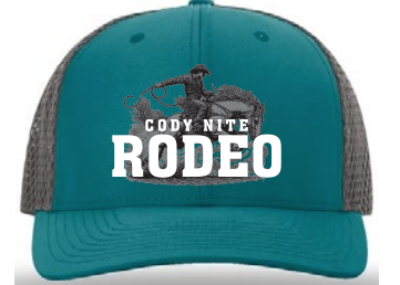 Teal Cody Nite Rodeo Cap